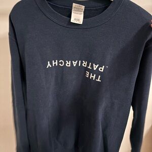 Gildan Women's Navy Crew Neck Sweater